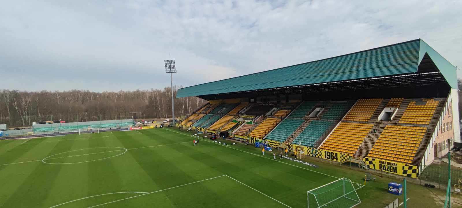 Stadion GKS Katowice na Bukowej 9 marca 2025