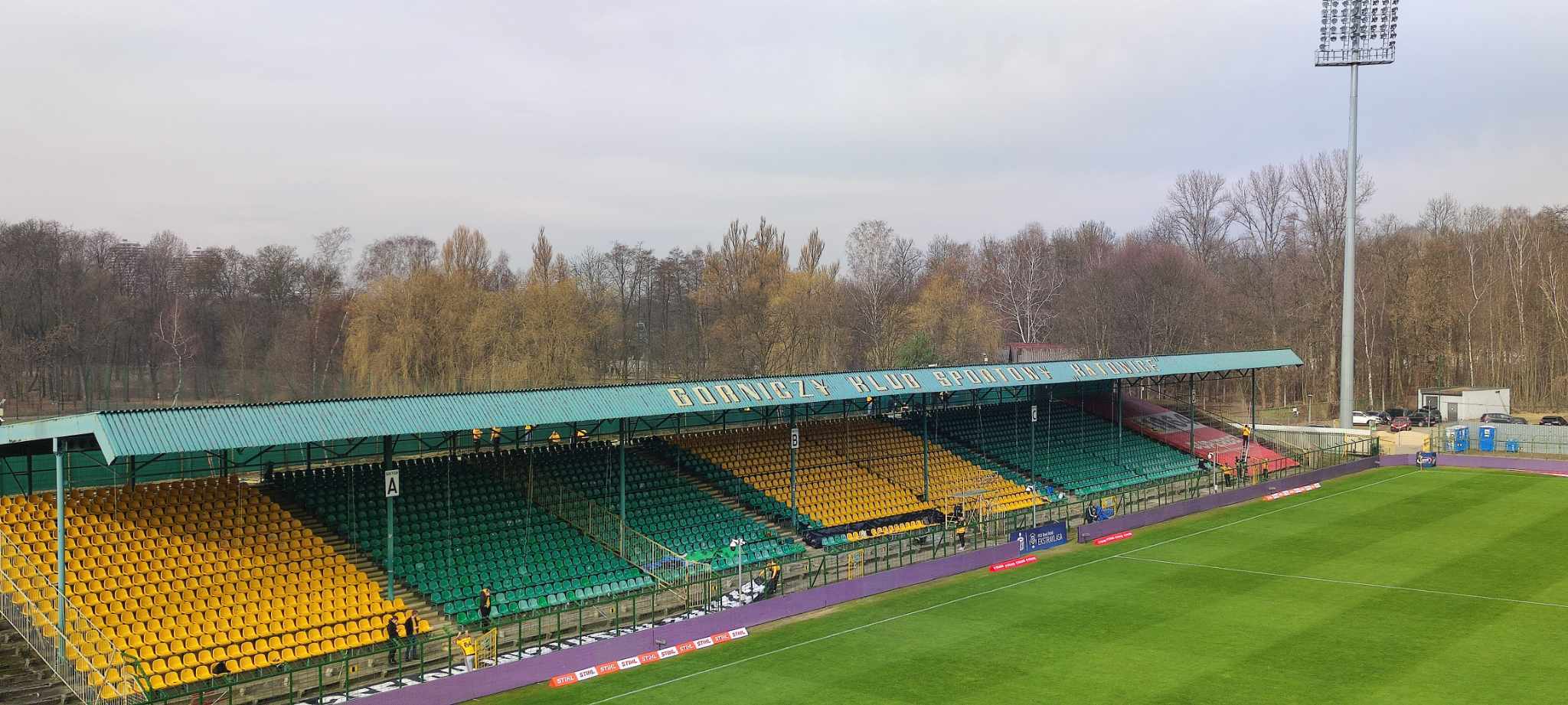 Stadion GKS Katowice na Bukowej 9 marca 2025