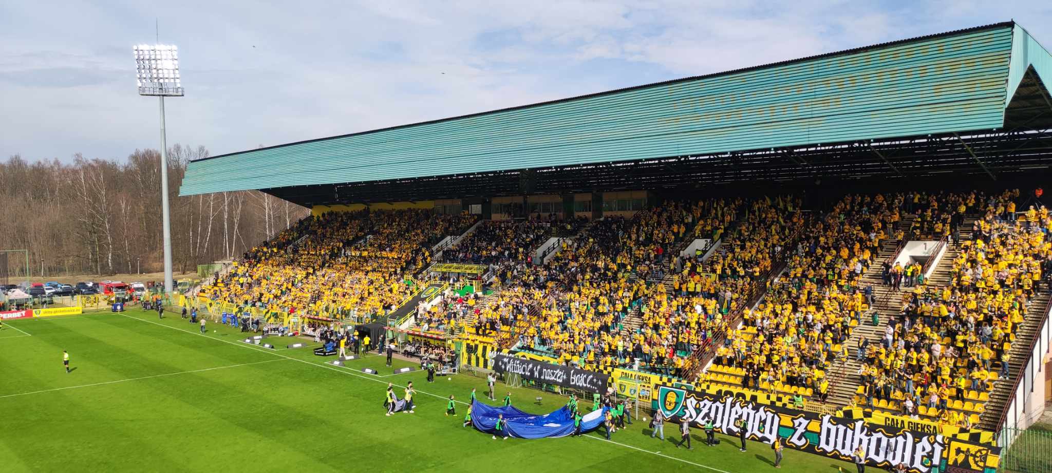 Stadion GKS Katowice na Bukowej 9 marca 2025