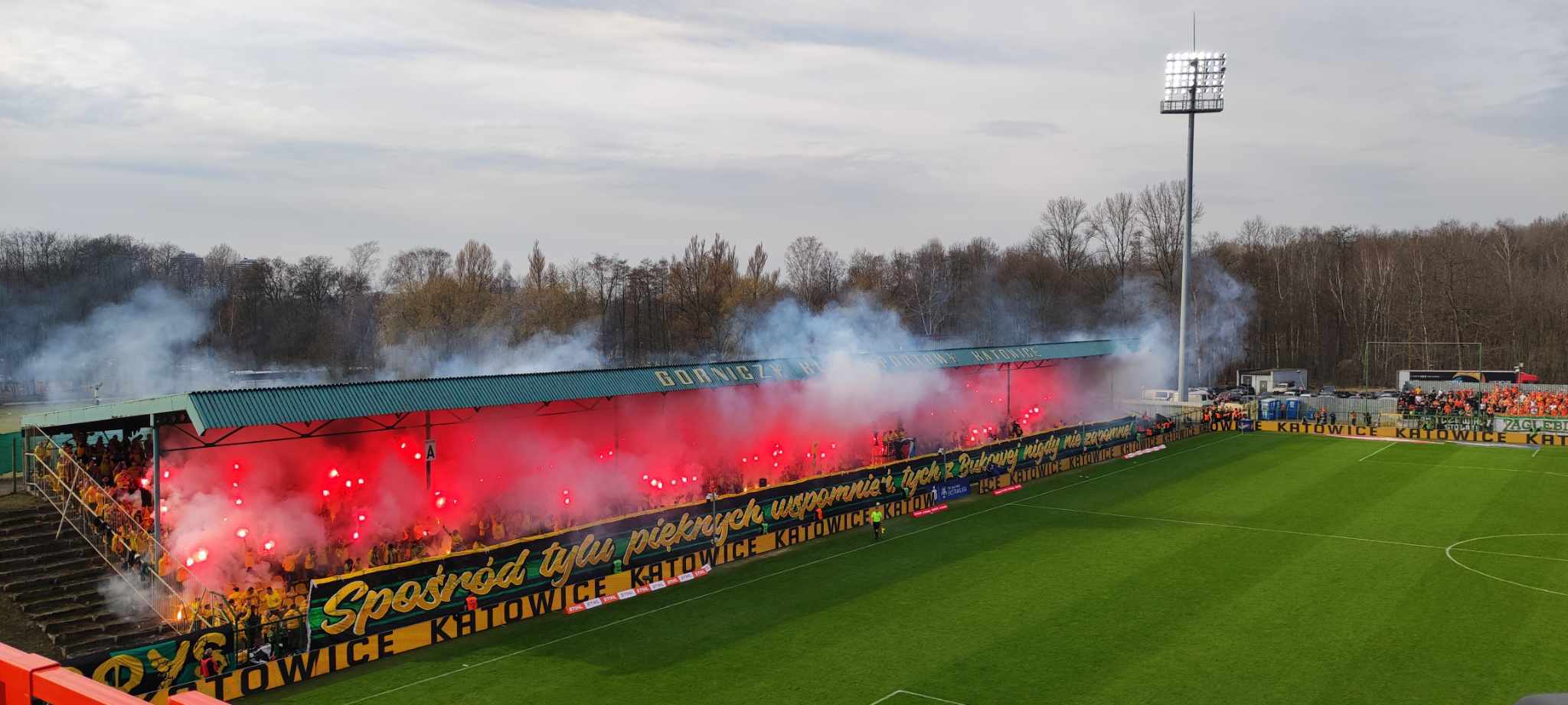 Stadion GKS Katowice na Bukowej 9 marca 2025