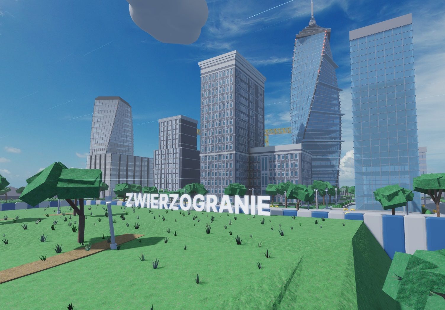 Świat Zwierzogrania w Robloxie - kadr z gry