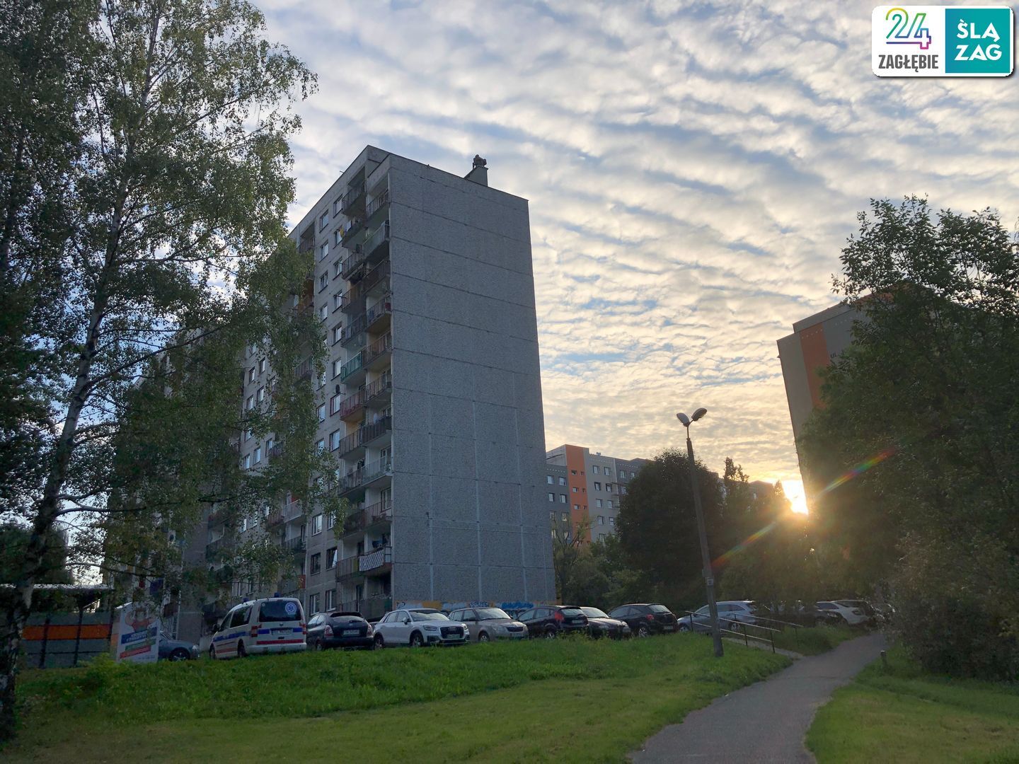 Świętochłowice-Chropaczów. Ulica Jodłowa.Test nawigacji rowerowych: Google Maps, Apple Maps, Mapy.cz. Zdjęcia z trasy. 9 sierpnia 2025.