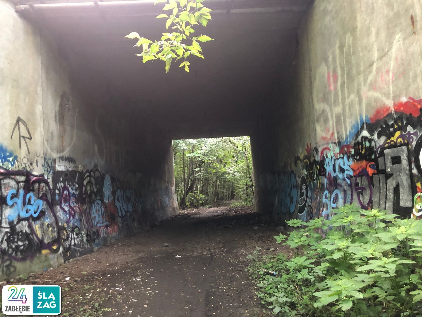 Świętochłowice. Tunel pod ulicą Bytomską. Test nawigacji rowerowych: Google Maps, Apple Maps, Mapy.cz. Zdjęcia z trasy. 9 sierpnia 2025.