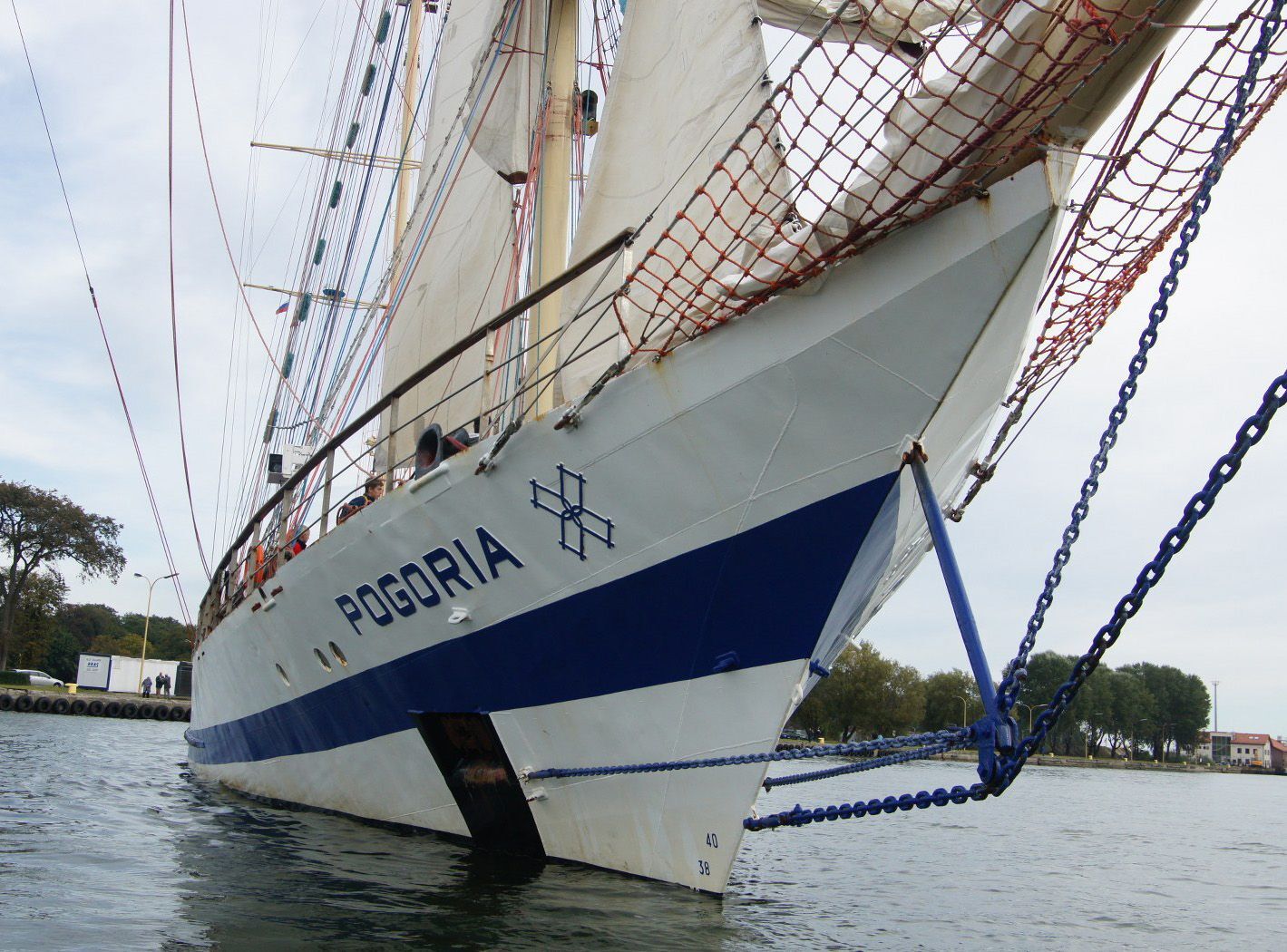 Świnoujście. „Szkoła pod żaglami” - żaglowiec «Pogoria» . Wrzesień 2012.