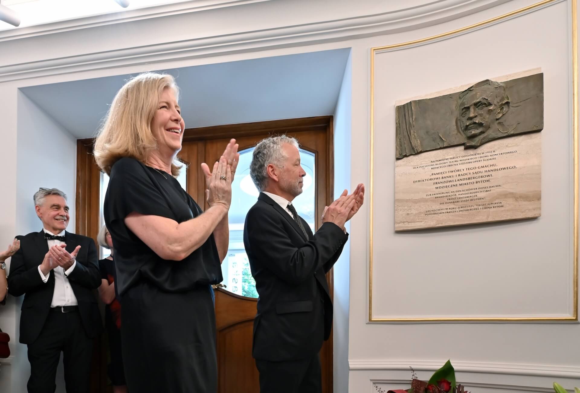 Tablica ku czci Franza Landsbergera