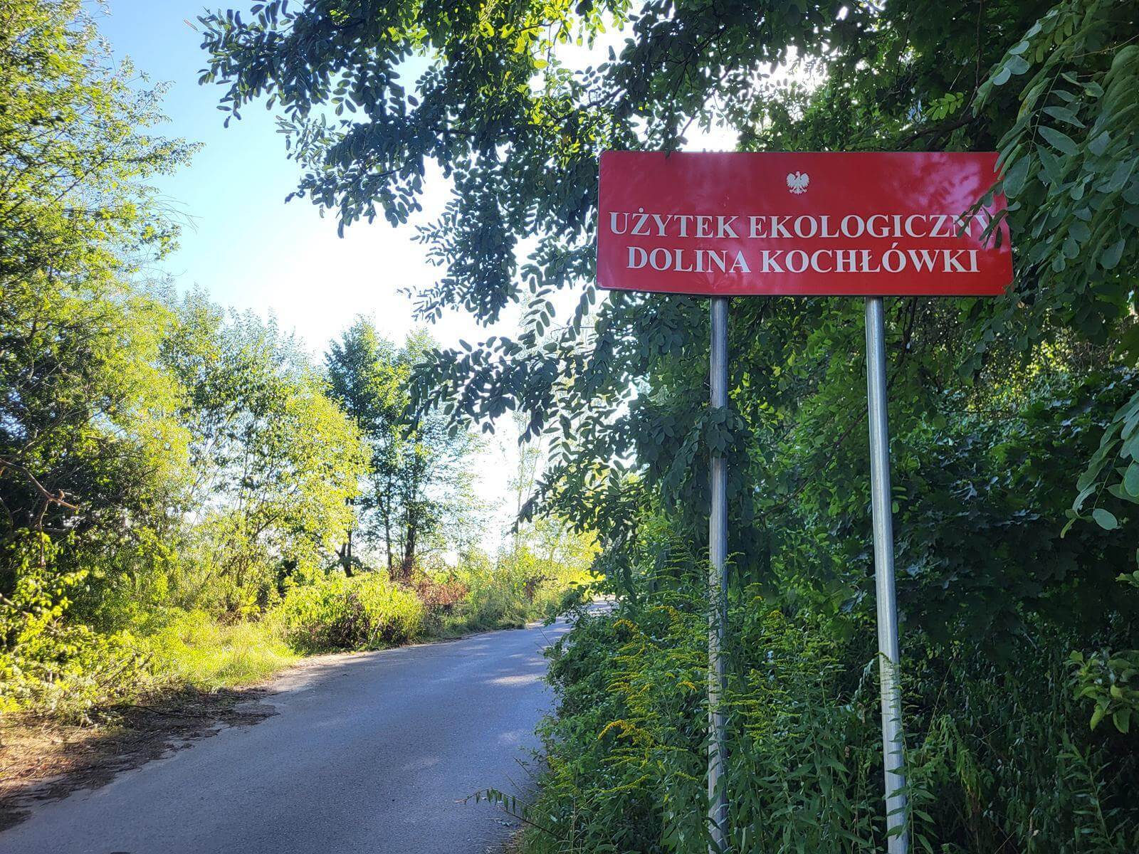 Tabliczka od strony ulicy Bałtyckiej w Rudzie Śląskiej