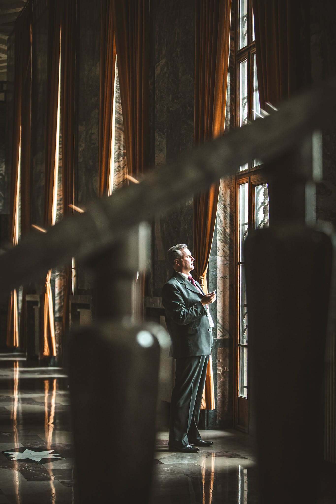 Spektakl „Gorączka żelaza” Teatru Zagłębia w Sosnowcu w Pałacu Kultury Zagłębia w Dąbrowie Górniczej. Przemysław Kania jako Edward Gierek. Sesja promocyjna. Premiera 2 października 2026
