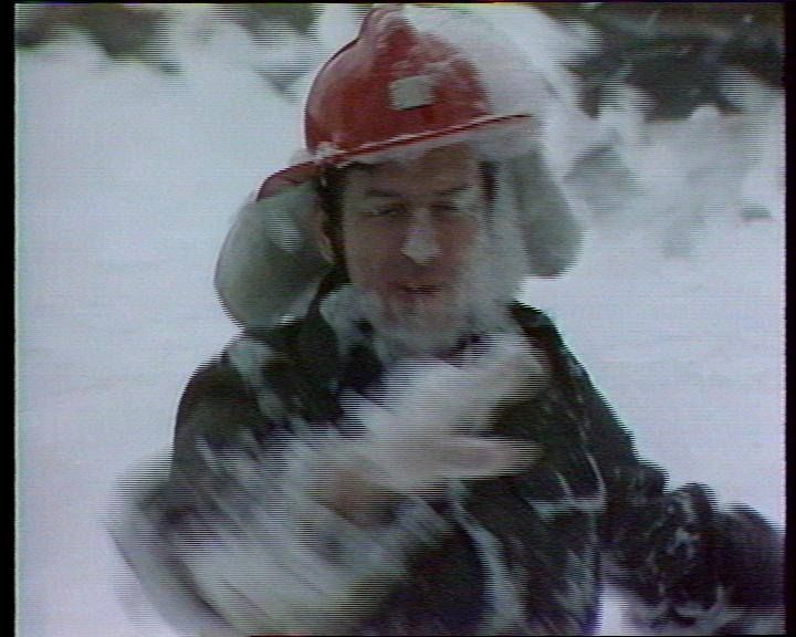 Wiktor Niedzicki na planie programu telewizyjnego „Laboratorium”.