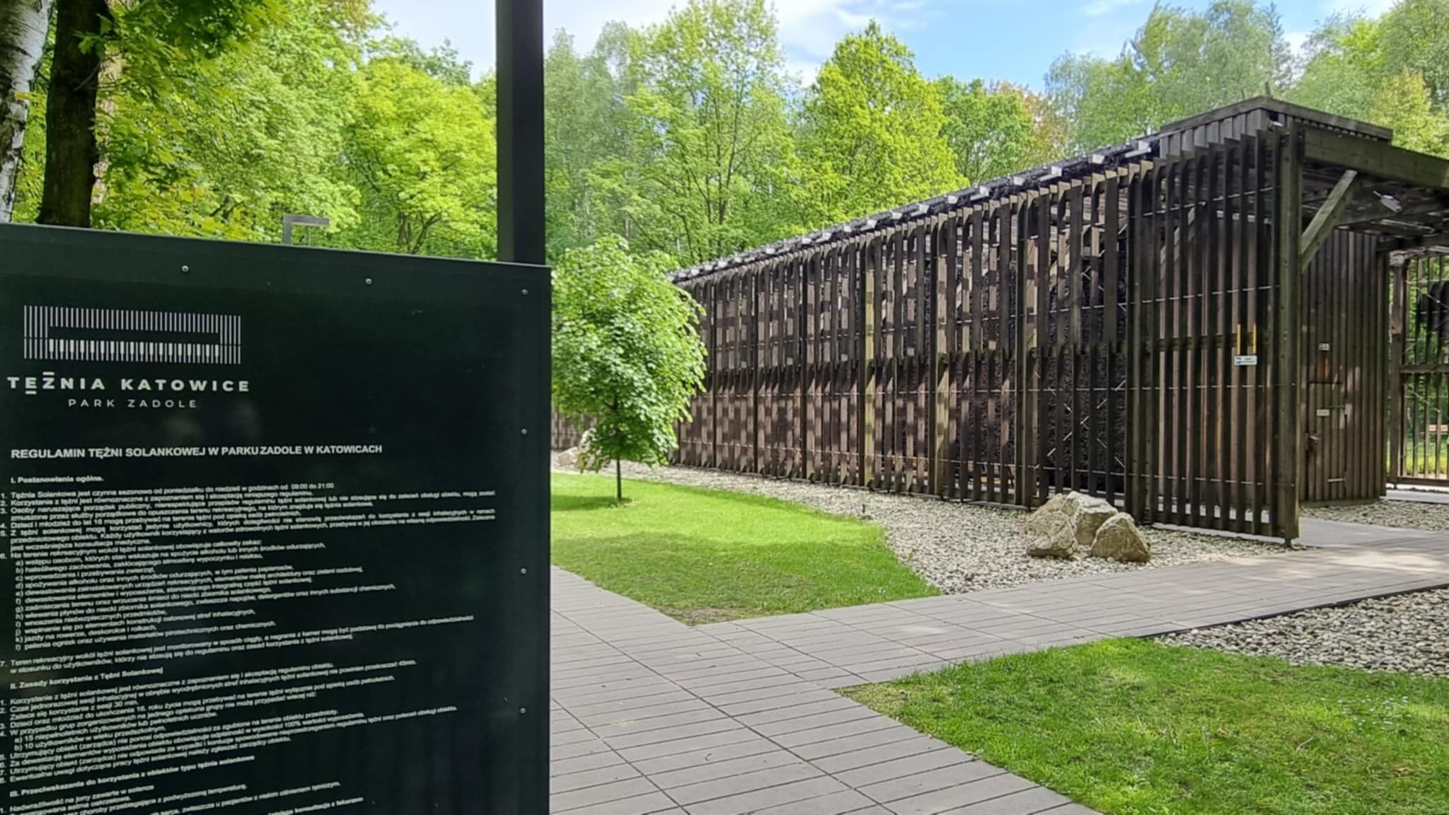 Tężnia w parku Zadole, Katowice