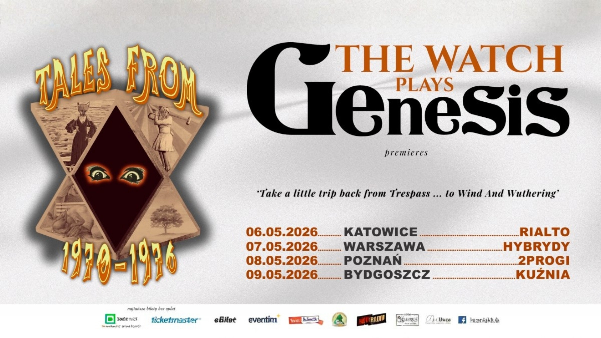 Koncert The Watch plays Genesis „Tales from 1970-1976” w Katowicach