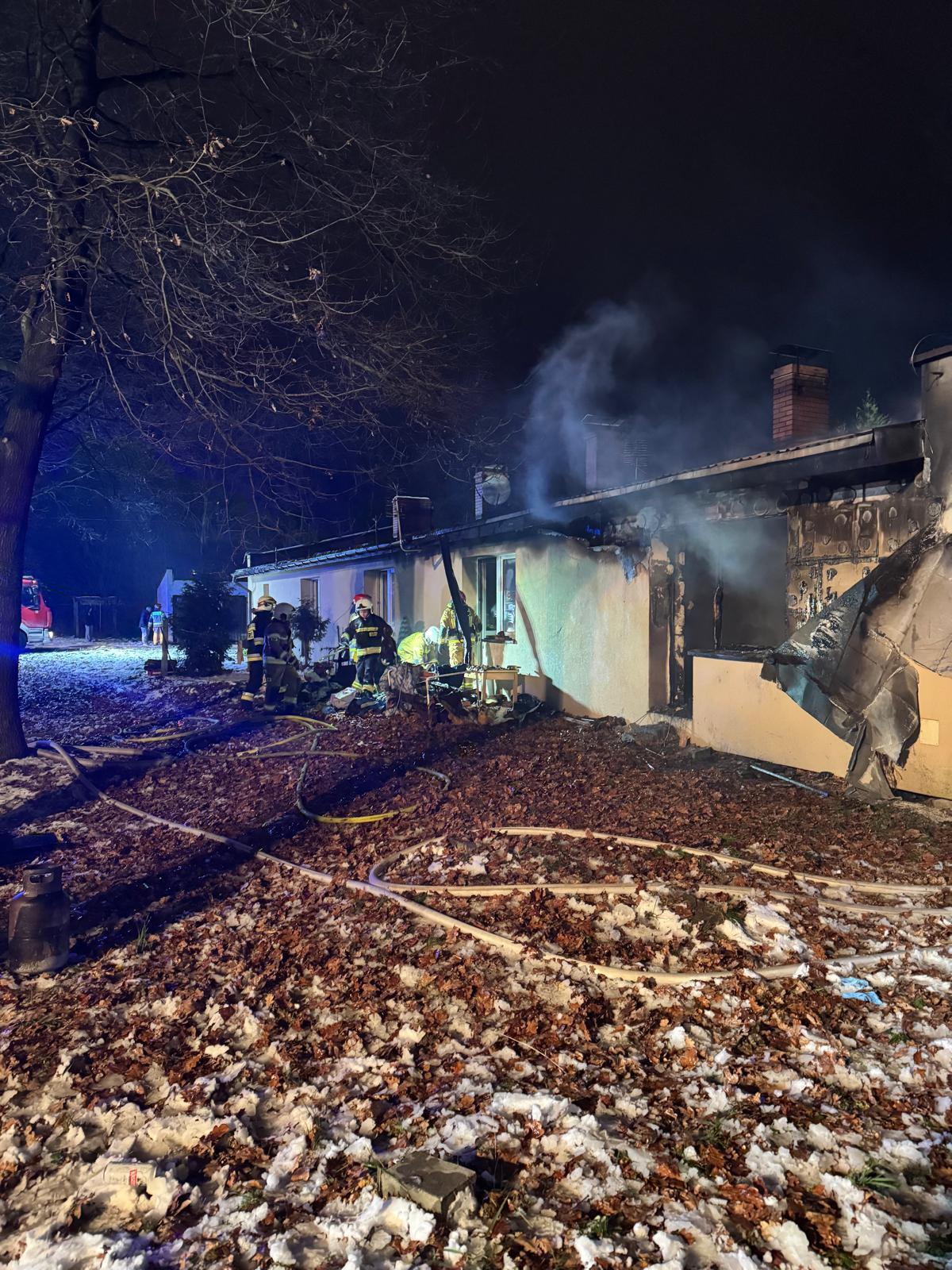 Tragiczny pożar w Pszczynie