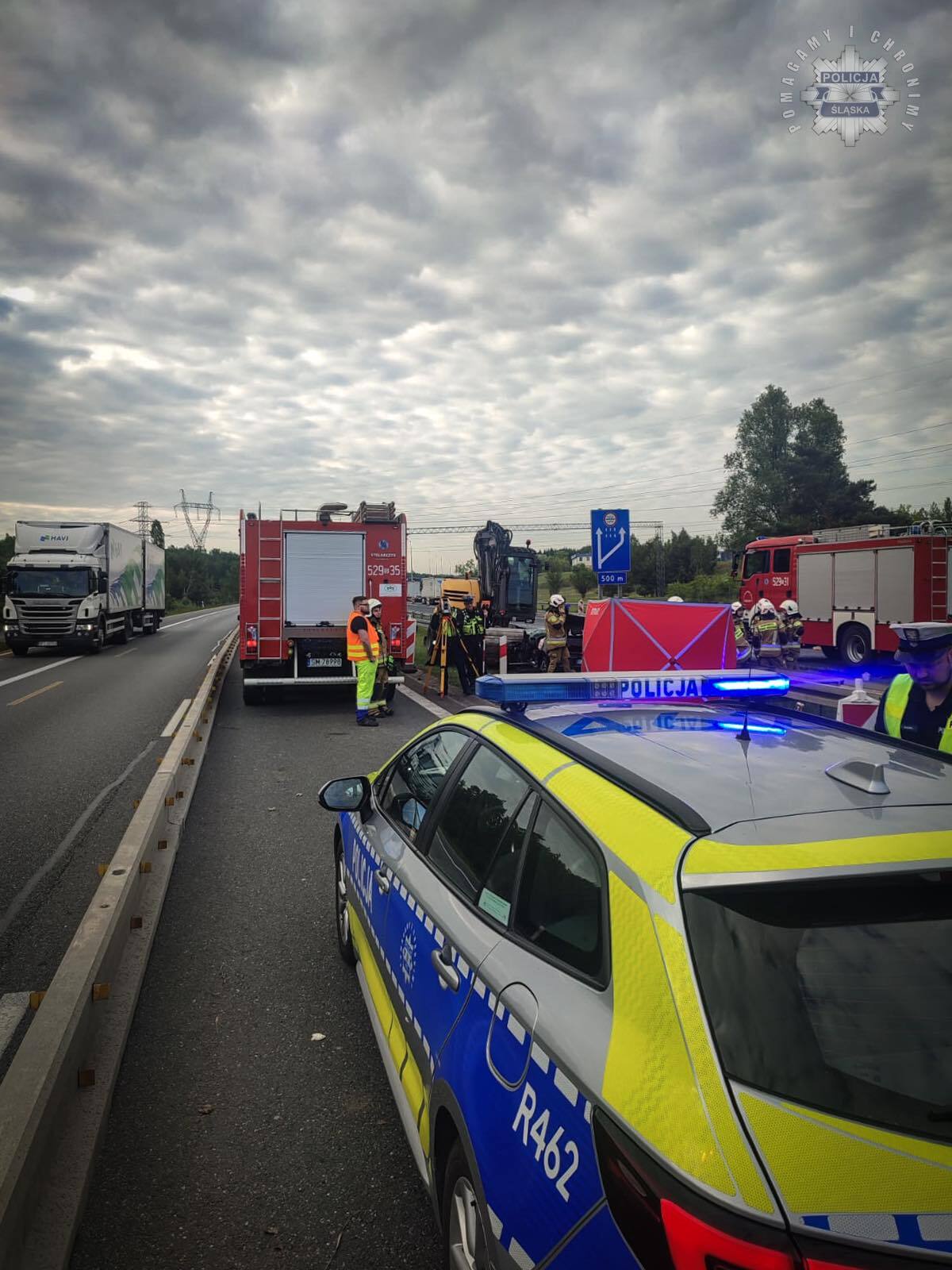 Tragiczny wypadek na autostradzie
