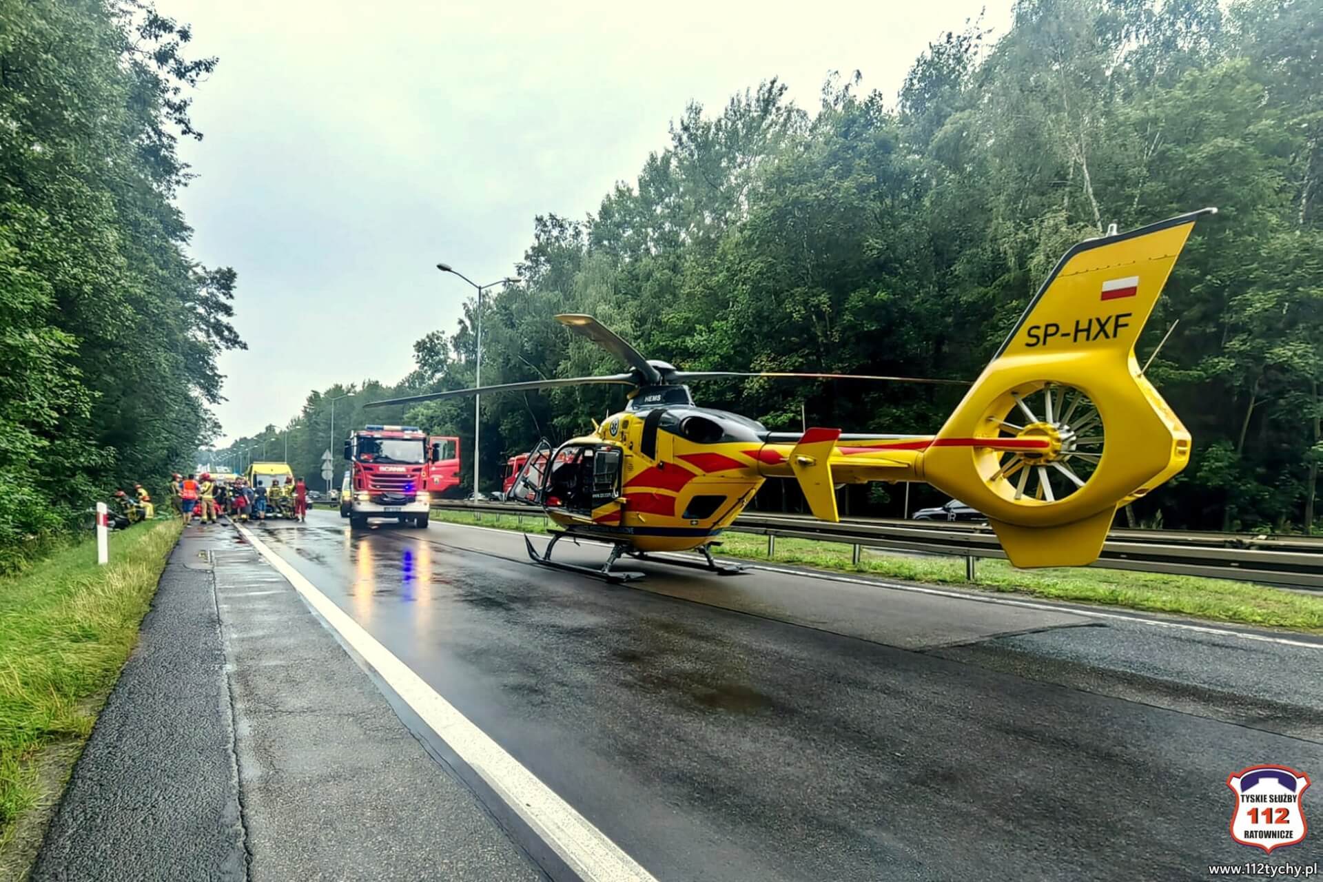 Tragiczny wypadek w Katowicach, Giszowiec, DK86, godz. 15
