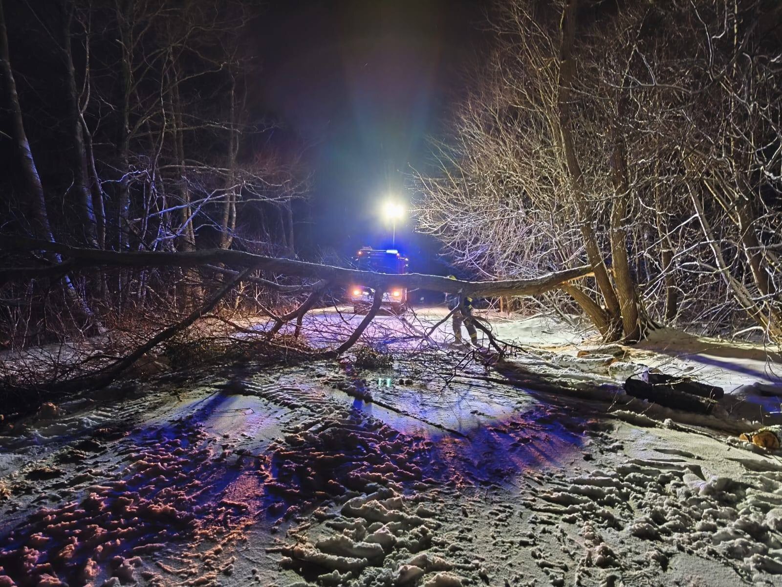 Trudne warunki na Warmii