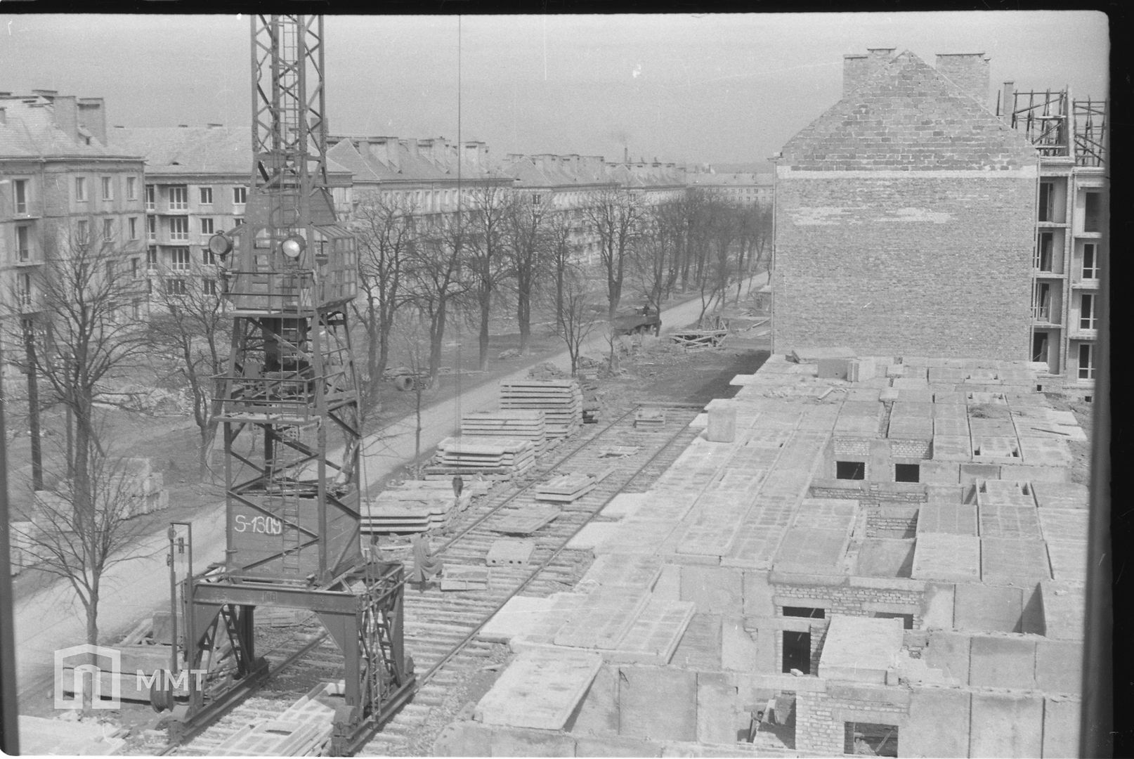 Tychy Osiedle C1 C2 Al Bielska Fot Zygmunt Kubskl via Muzeum Miasta Tychy 1956 01