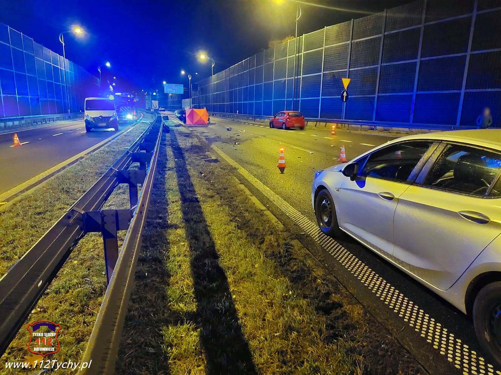 Tychy. Ul. Beskidzka (DK1). Śmiertelny wypadek, nie żyje 16-latek. 22 października 2026