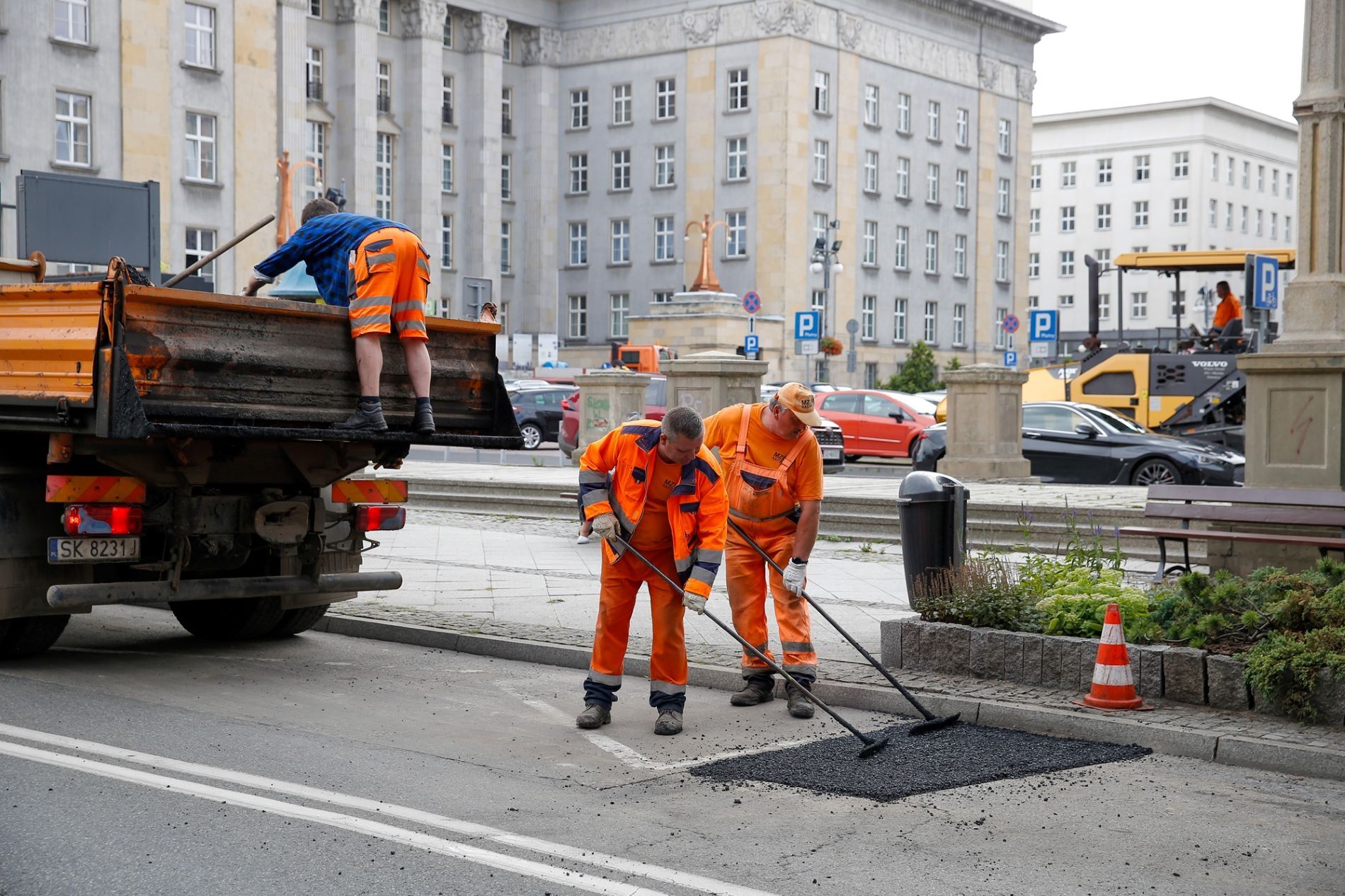 Ulica Jagiellońska Katowice remont