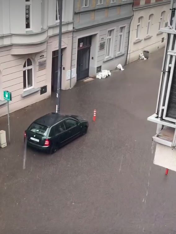 Ulewa w Bytomiu