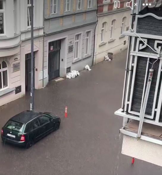 Ulewa w Bytomiu