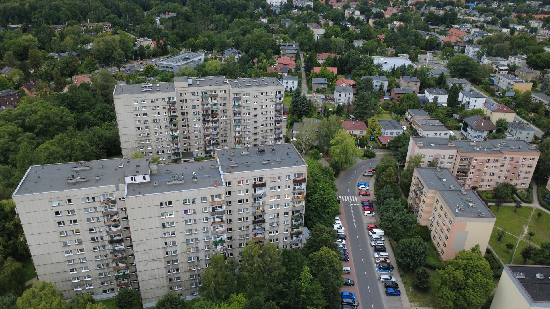 Ulica Gdańska wieżowce 14 i 16
