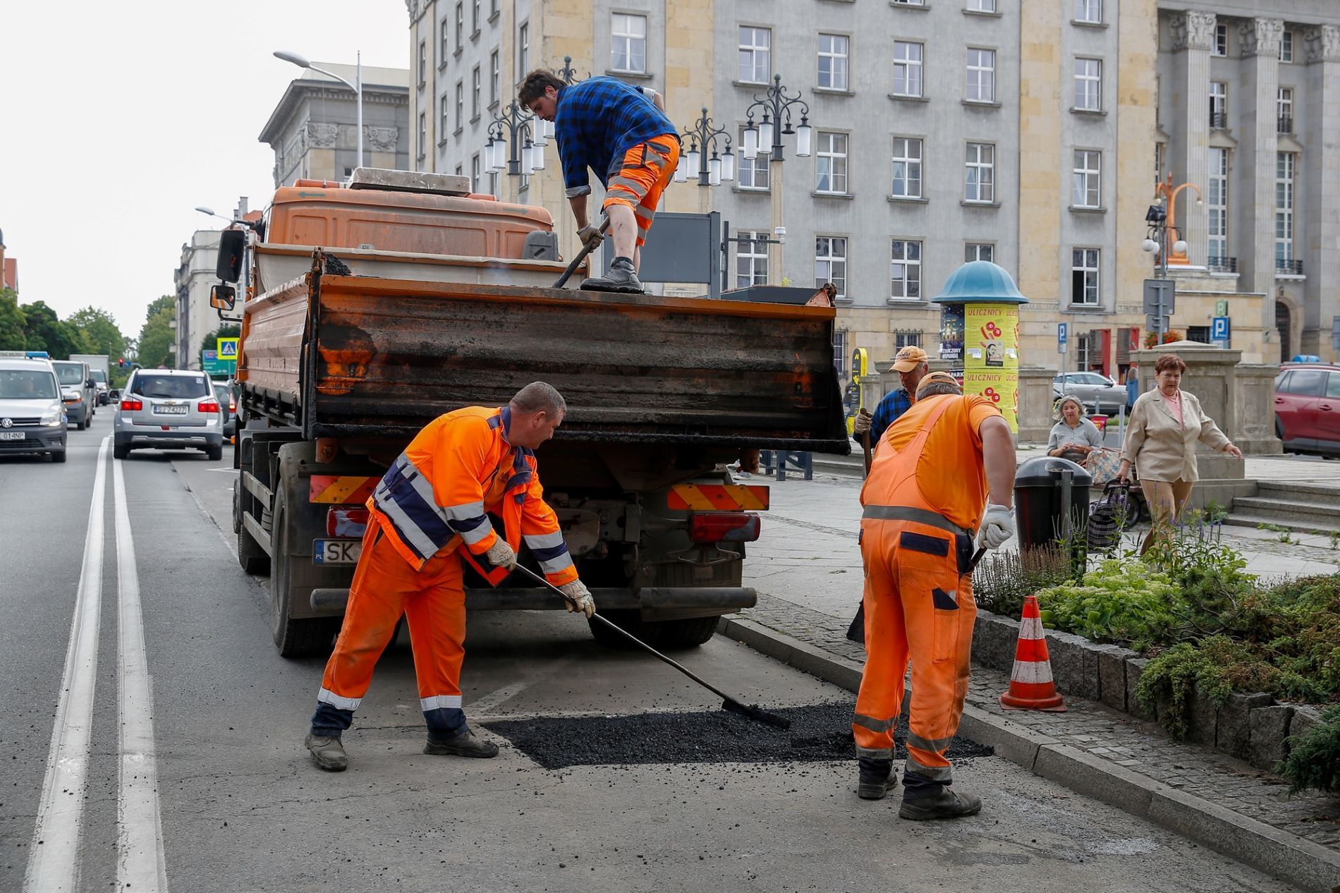 Ulica Jagiellońska Katowice remont