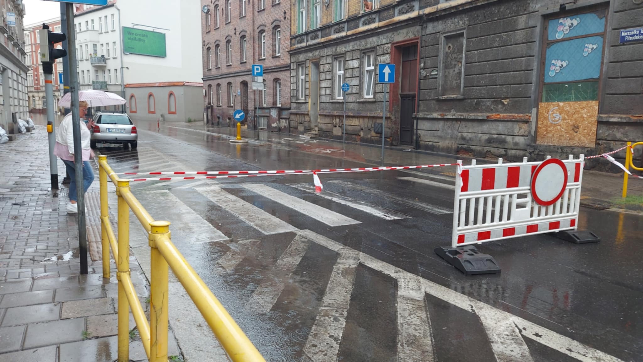 Ulica Piłsudskiego, Bytom, 8 lipca 2025