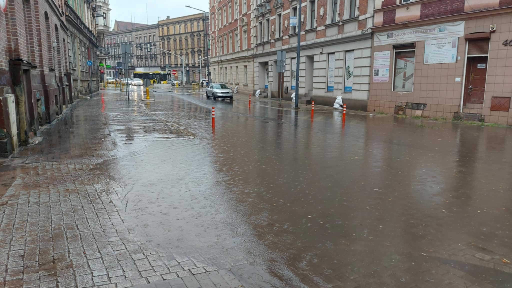 Ulica Piłsudskiego, Bytom, 8 lipca 2025