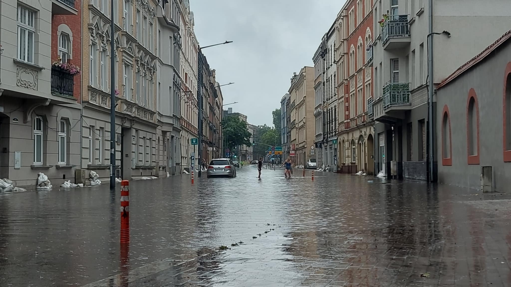 Ulica Piłsudskiego, Bytom, 8 lipca 2025