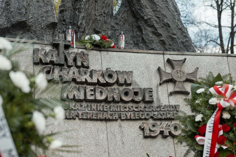 Uroczystosci w Katowicach w 86. rocznicę Zbrodni Katyńskiej