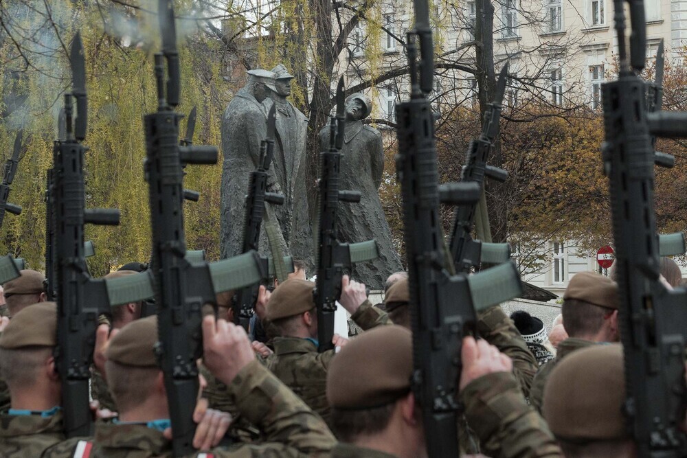 Uroczystosci w Katowicach w 86. rocznicę Zbrodni Katyńskiej