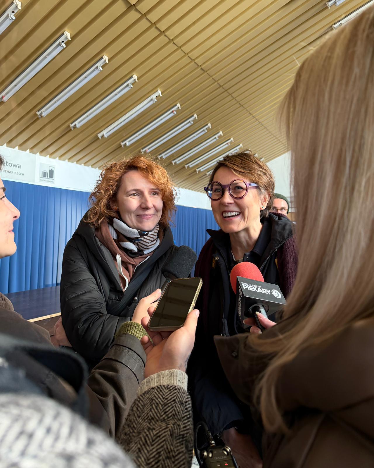 Ewa Sadkowska dyrektorka instytucji filmowej Silesia Film. iPatrycja Młynarczyk zastępczyni dyrektorki instytucji filmowej Silesia Film