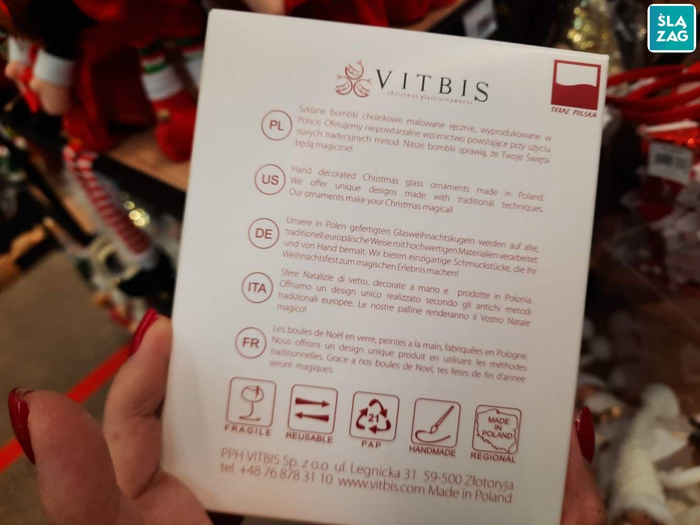 Bombki «Vitbis». Opis. 13 grudnia 2025.