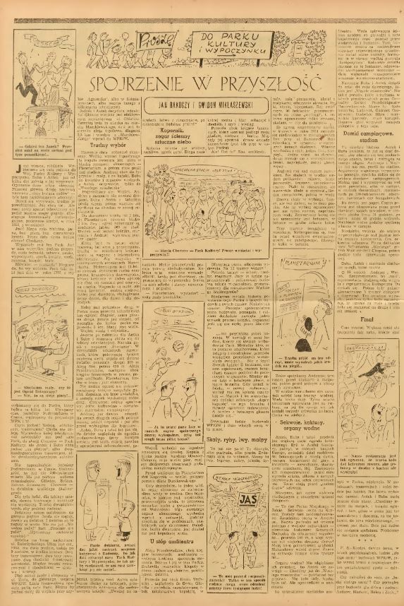 Tak Gwidon Miklaszewski widział powstający WPKiW i jego przyszłość