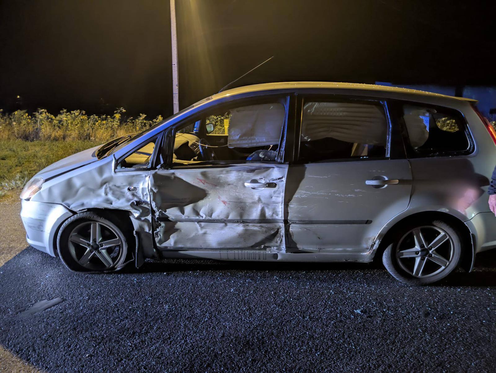 Pyskowice. Śmiertelny wypadek na DK40. Nie żyje 51-letni motocyklista, który zderzył się z samochodem na łuku drogi