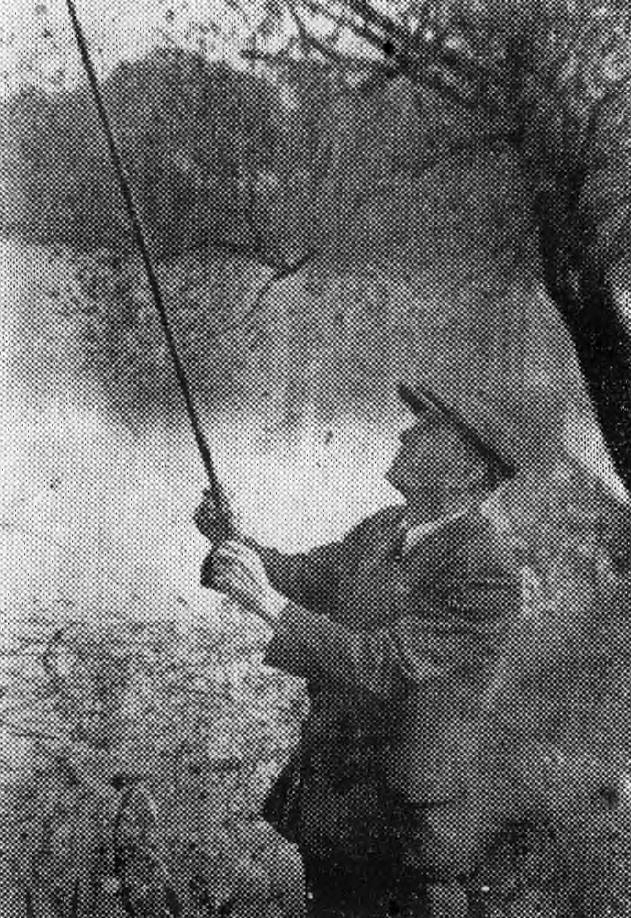 Wędkarz w Dolinie Szwajarskiej, rok 1941