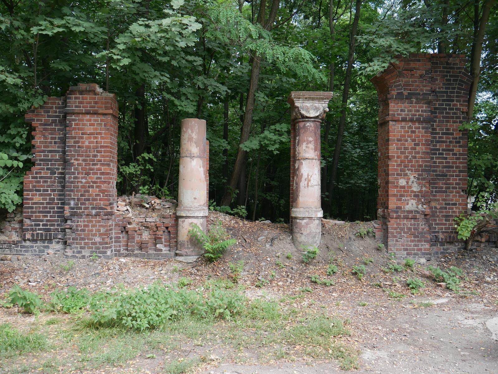Wejście do cechowni kopalni Brandenburg