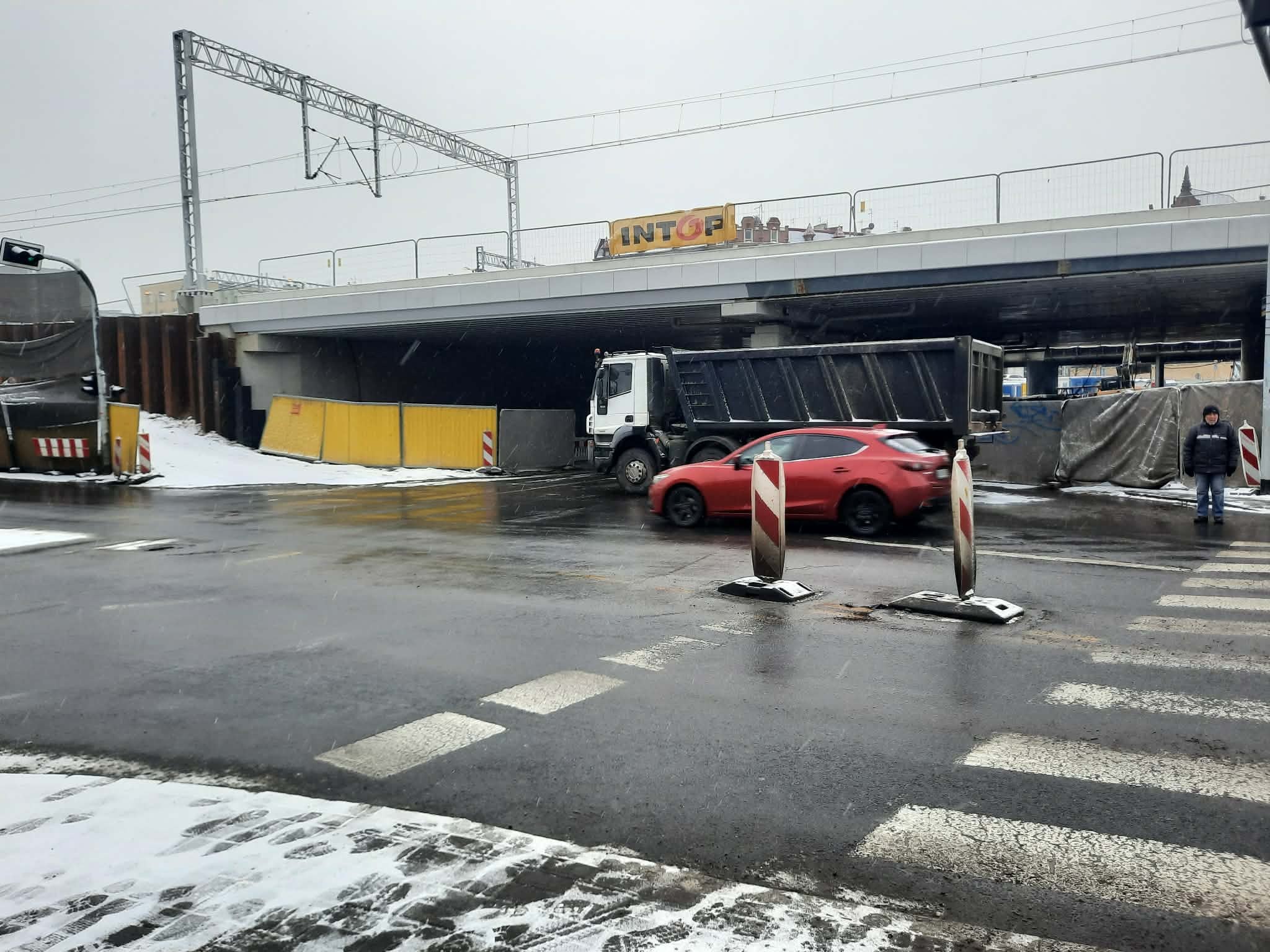 Wiadukt Mikołowska, Katowice, 8 stycznia 2026