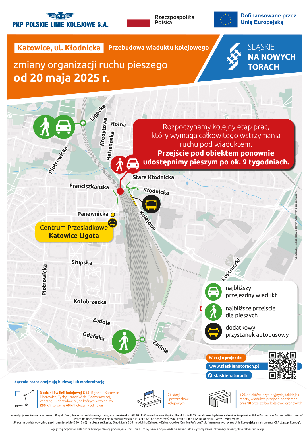 Wiadukt na Kłodnickiej Zmiany od 20 maja 2025