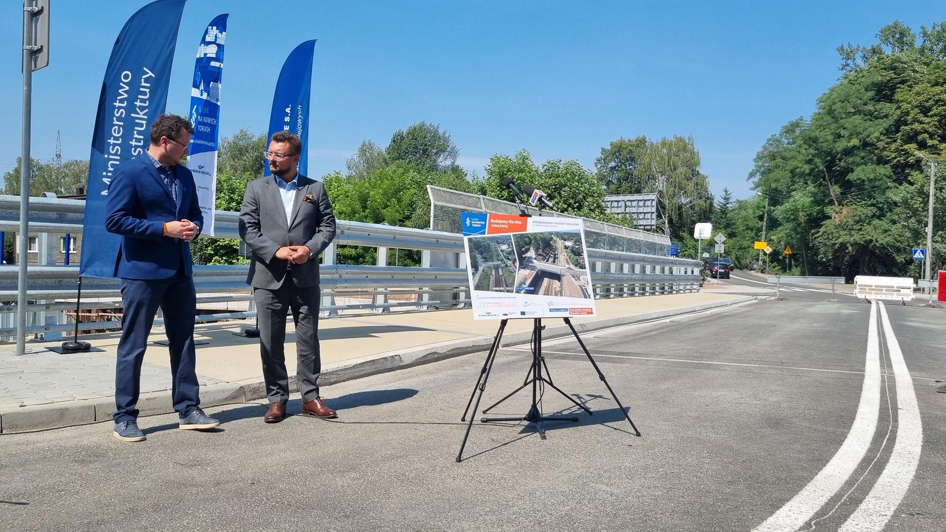 Wiadukt na Przodowników w Katowicach juz przejezdny