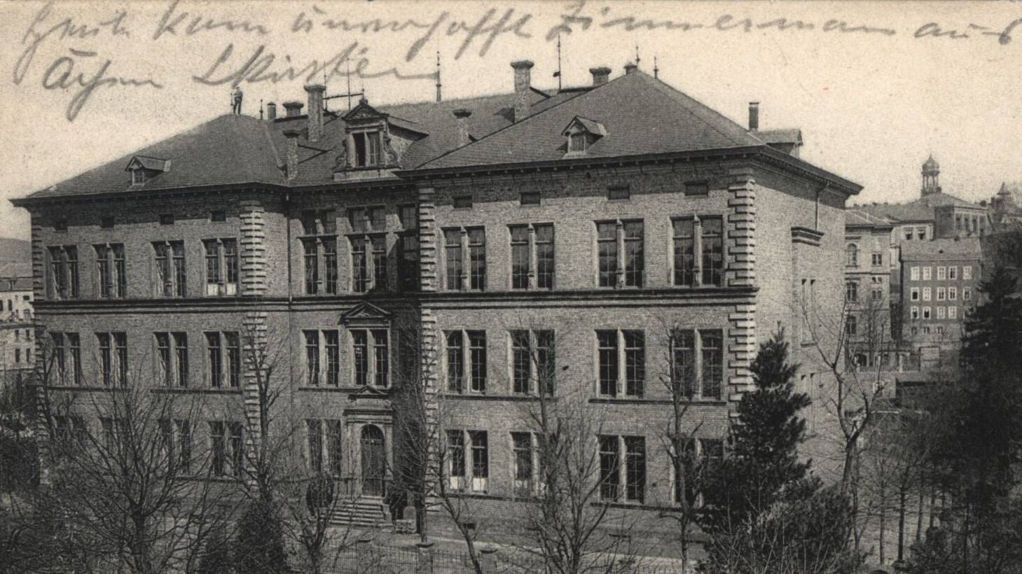 Widok szkoły Siegen z 1904 roku