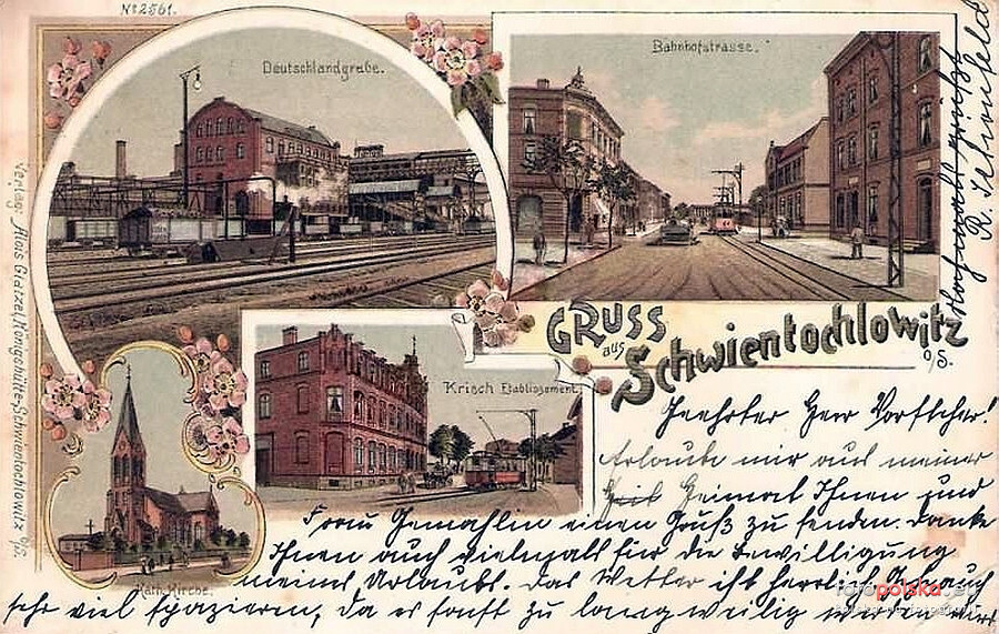 Nazwa Świętochlowice została zgermanizowana, ale potem bezmyślnie spolszczona na Świętochłowice