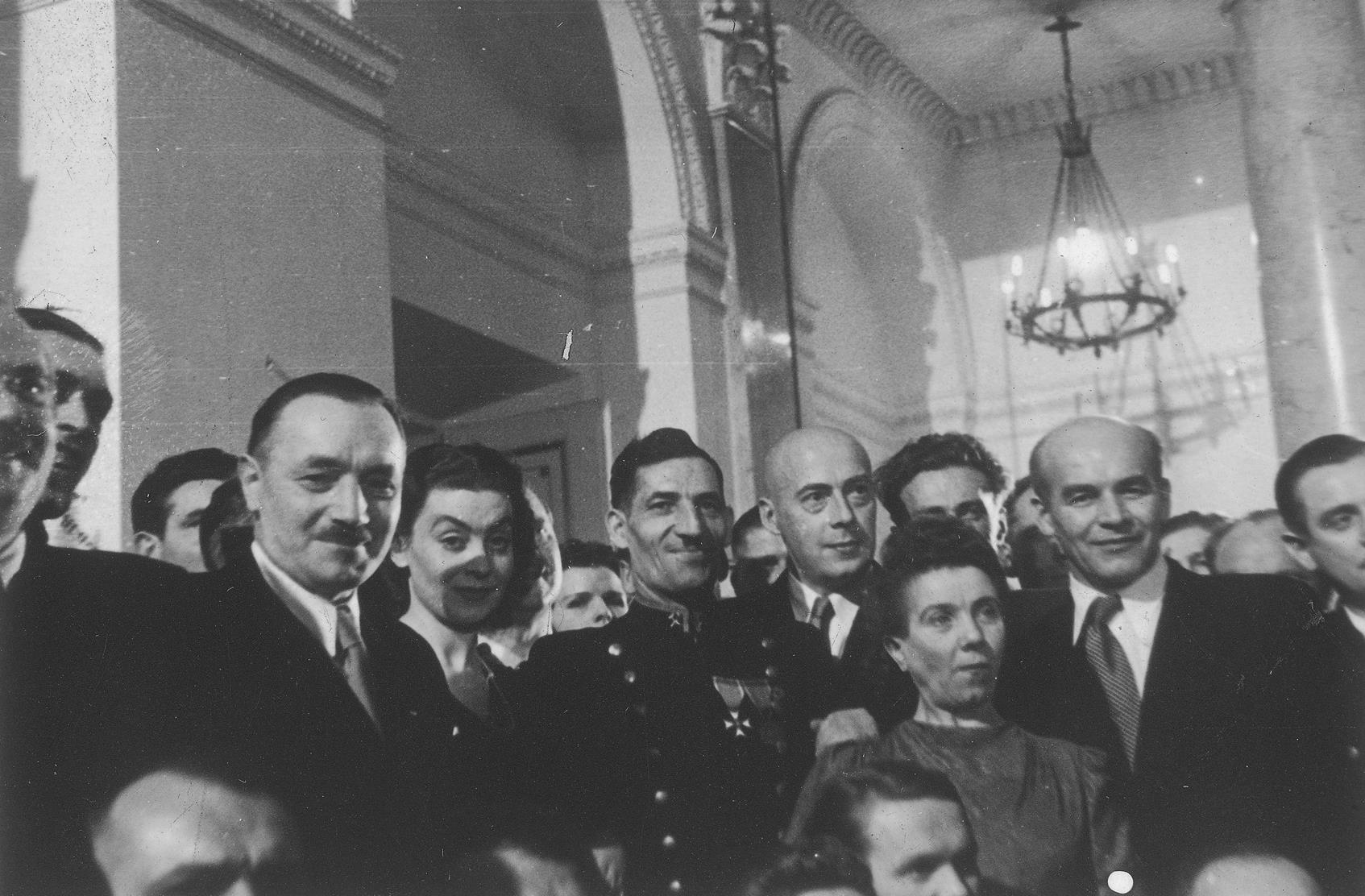 Wincenty Pstrowski na komunistycznym balu sylwestrowym