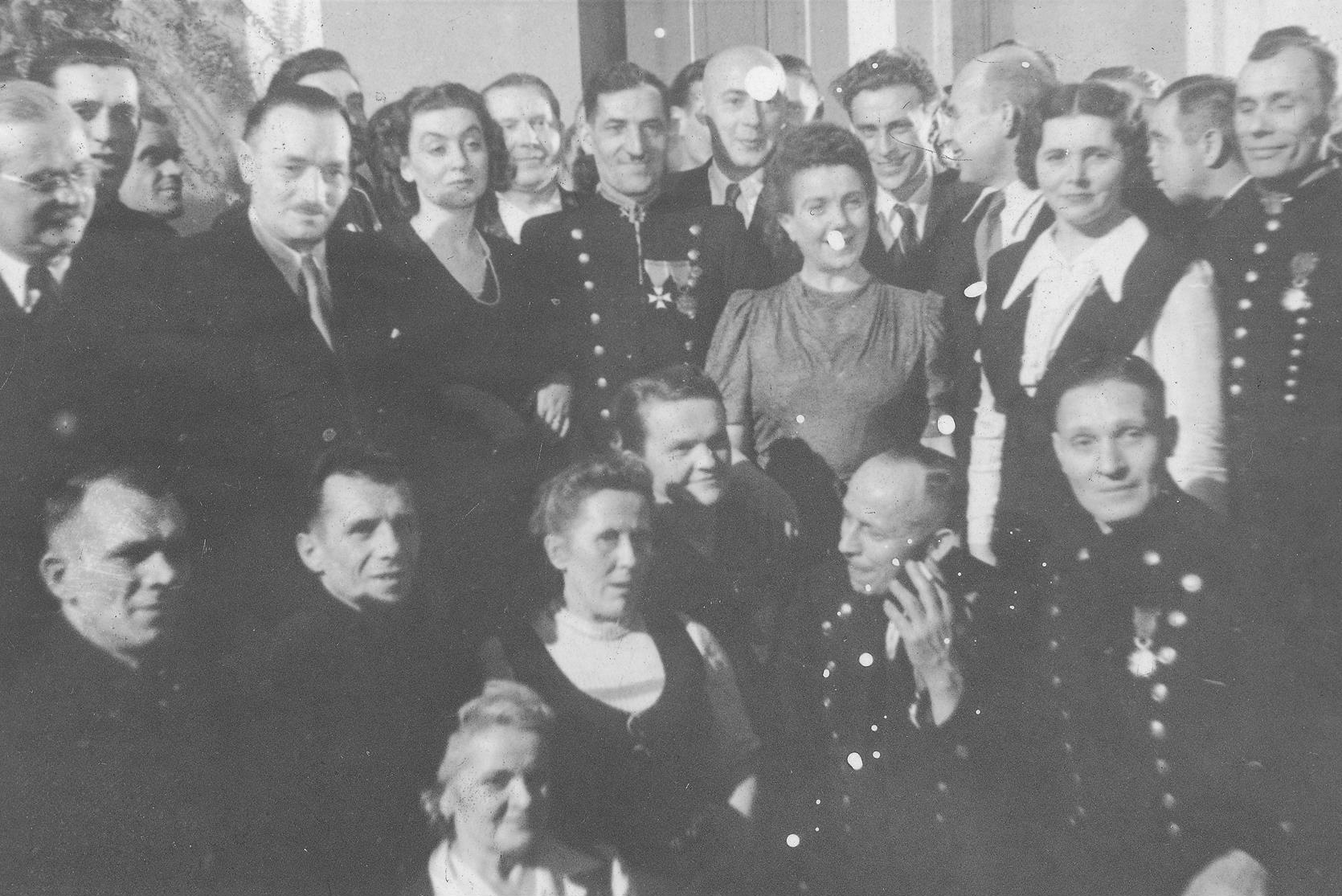 Wincenty Pstrowski na komunistycznym balu sylwestrowym