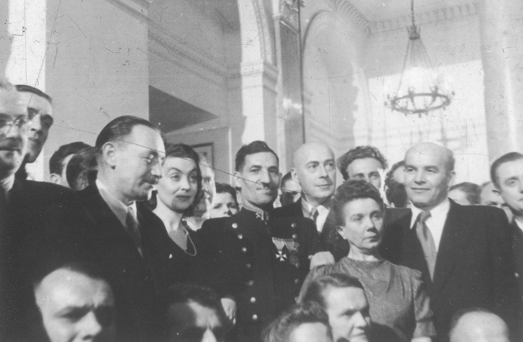 Wincenty Pstrowski na komunistycznym balu sylwestrowym