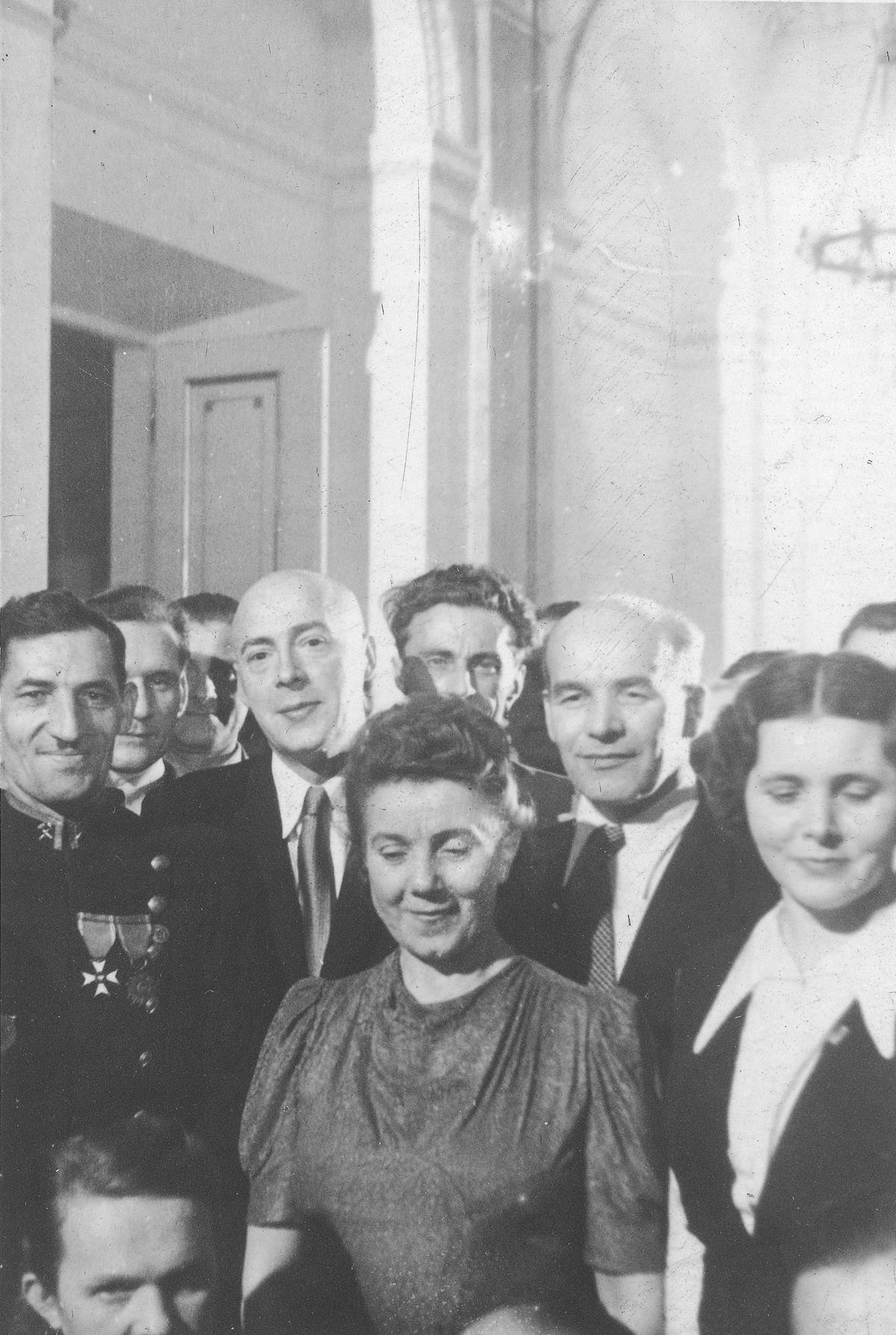 Wincenty Pstrowski na komunistycznym balu sylwestrowym