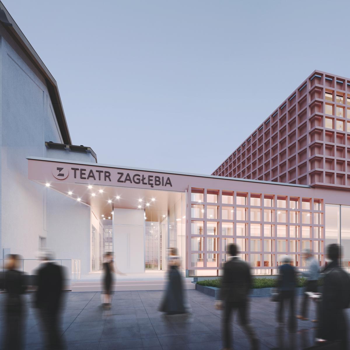 Teatr Zagłębia, Sosnowiec, wizualizacja