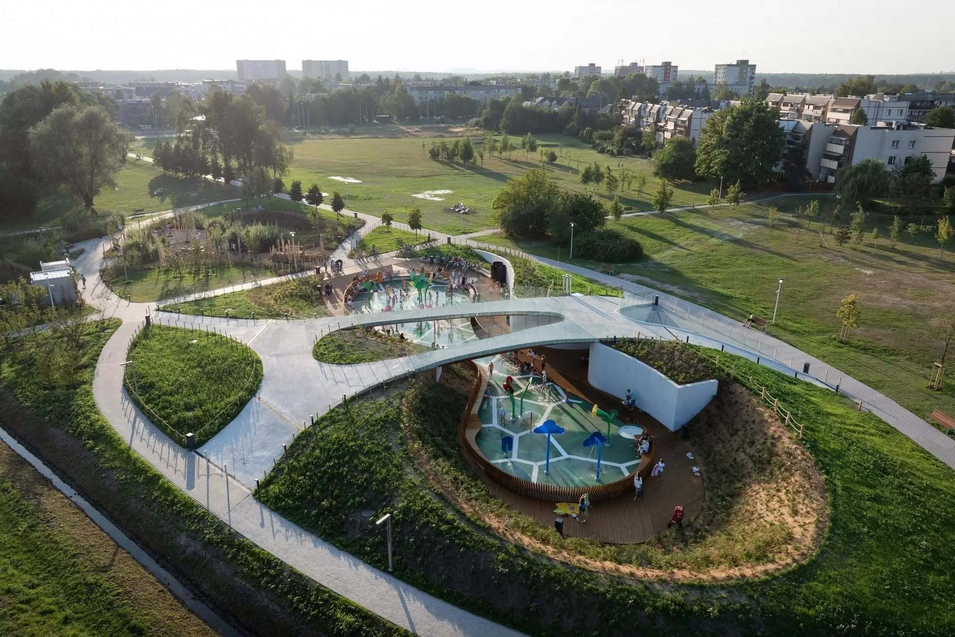 Wodny plac zabaw Tychy Park Jaworek 3