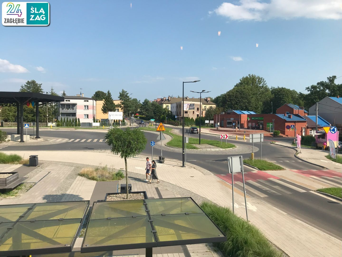 Wojkowice. Centrum miasta. 10 sierpnia 2025.