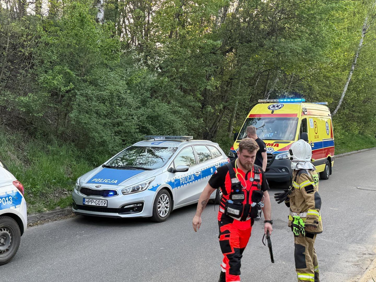 Wojkowice, ul. Fabryczna. Wybuch butli z gazem. 23 kwietnia 2025.