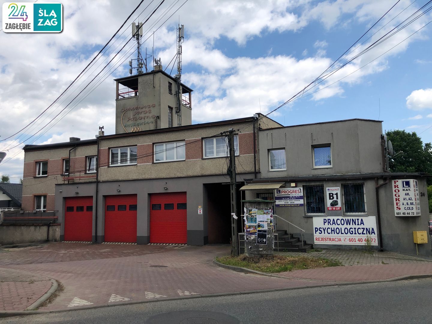 Wojkowice. Wycieczka w ramach cyklu «Kierunek GZM». Remiza OSP. 29 czerwca 2025.